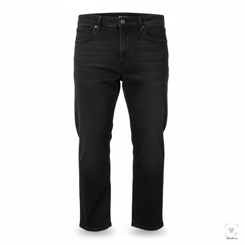 Lucky Brand 121 Jeans Mens 36x32 Black Charcoal Wash Slim Tapered Denim Zip Fly